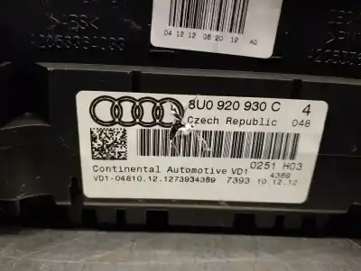 Автозапчасти б/у приборная доска за audi q3 (8ub, 8ug) 2.0 tdi quattro ссылки oem iam 8u0920930c a2c53364033 vdo 8u0920930j