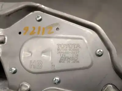 Second-hand car spare part rear windshield wiper motor for toyota corolla fastback (_e21_) 1.8 hybrid (zwe211) oem iam references 8513002060 2596003631 denso 8513002060