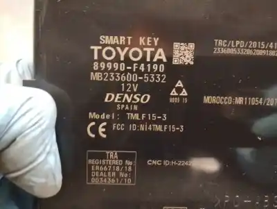 Second-hand car spare part electronic module for toyota c-hr (_x1_) 1.8 hybrid (zyx10_, zyx11_) oem iam references 89990f4190 mb2336005332 denso 