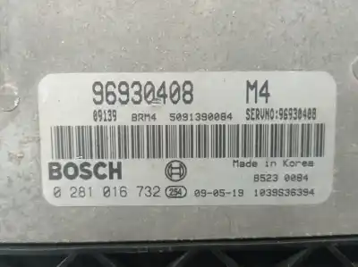 Gebrauchtes Autoersatzteil ecu-motorsteuergerät uce motorsteuergerät zum chevrolet epica (kl1_) 2.0 d oem-iam-referenzen 96930408 0281016732 bosch 96930408