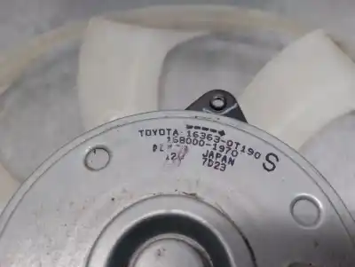 Автозапчастина б/у електро вентилятор для toyota c-hr (_x1_) 1.8 hybrid (zyx10_, zyx11_) посилання на oem iam 1680001970 163630t190s 163610t190