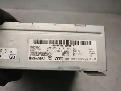 Автозапчастина б/у аудіо система / радіо cd для audi a6 allroad c6 (4fh) 3.0 tdi quattro посилання на oem iam 4f0035541e 4e0910541 becker 