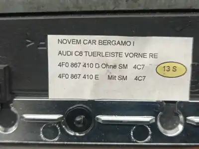 Автозапчастина б/у задні модинги для audi a6 allroad c6 (4fh) 3.0 tdi quattro посилання на oem iam 4f0867410d  