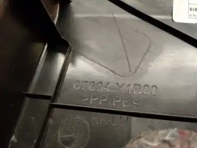 Автозапчастина б/у обкітка задніх лівіх дверей для toyota c-hr (_x1_) 1.8 hybrid (zyx10_, zyx11_) посилання на oem iam 67634x1b00 67061f4170c2 67630f4010c0