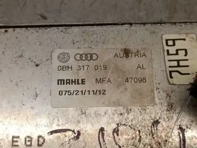 Автозапчастина б/у радіатор коробки коробки передач для audi q3 (8ub, 8ug) 2.0 tdi quattro посилання на oem iam 0bh317019 47098 mahle 0bh317019