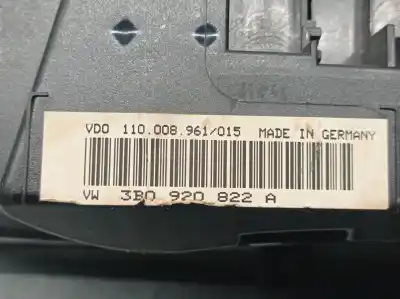 Second-hand car spare part dashboard for volkswagen passat b5 (3b2) 1.9 tdi oem iam references 3b0920822a 110008961 vdo 3b0920822a