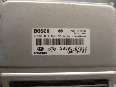 Second-hand car spare part ecu engine control for hyundai matrix (fc) 1.5 crdi gls oem iam references 3910127612 0281011809 bosch 