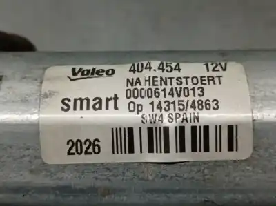 Peça sobressalente para automóvel em segunda mão motor do limpador traseiro por smart coupe turbo cat referências oem iam 0000614v013 404454 valeo q 0000614v013000000
