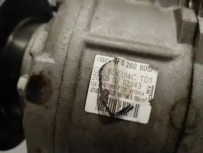 Pezzo di ricambio per auto di seconda mano compressore aria condizionata per audi a6 c6 (4f2) 2.0 tdi riferimenti oem iam 4f0260805m 441807728 denso 4f0260805p