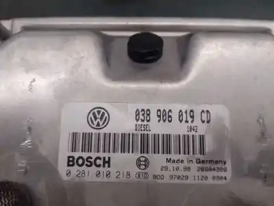 Автозапчасти б/у блок управления двигателем за volkswagen passat b5 (3b2) 1.9 tdi ссылки oem iam 038906019cd 0281010218 bosch 038906019cd