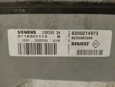 Gebrauchtes Autoersatzteil ecu-motorsteuergerät uce motorsteuergerät zum renault scénic i monospace (ja0/1_, fa0_) 1.6 (ja00, ja16, ja15, ja19, ja1v, ja2b, ja2c, ja0b,... oem-iam-referenzen 8200214973 s118301113b siemens 