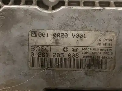 Second-hand car spare part ecu engine control for smart coupe turbo cat oem iam references 0010020v001 0261205006 bosch 