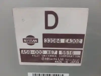 Автозапчастина б/у блок управління акпп для nissan np300 navara (d40) 2.5 dci 4wd посилання на oem iam 33084ea302 a58000x675916 fuji 