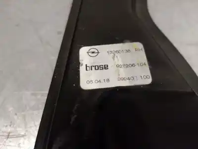Автозапчасти б/у регулятор стекла переднего правого за opel zafira tourer c (p12) 1.4 (75) ссылки oem iam 13260138 927206103 140353