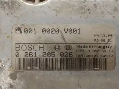 Second-hand car spare part ecu engine control for smart coupe turbo cat oem iam references 0010020v001 0261205006 bosch 