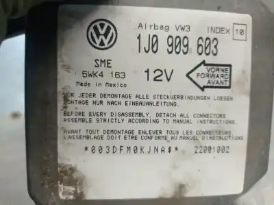 Peça sobressalente para automóvel em segunda mão centralina de airbag por seat cordoba (6k1, 6k2) 1.9 tdi referências oem iam 1j0909603 5wk4163 siemens 