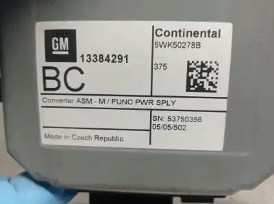Pezzo di ricambio per auto di seconda mano modulo elettronico per opel insignia a (g09) 1.6 cdti (68) riferimenti oem iam 13384291  