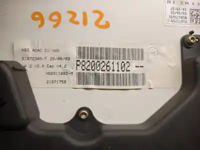 Peça sobressalente para automóvel em segunda mão quadrante por renault clio ii (bb_, cb_) 1.5 dci (b/cb08) referências oem iam 8200261102  