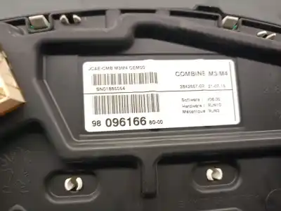 Peça sobressalente para automóvel em segunda mão quadrante por citroen c-elysee (dd_) 1.2 vti 82 referências oem iam 9809616680  