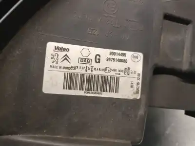 Second-hand car spare part left headlight for citroen c-elysee (dd_) 1.2 vti 82 oem iam references 9675140080 90014455 9675140080