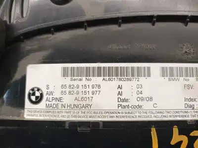 Second-hand car spare part multifunction display for bmw 5 touring (e61) 520 d oem iam references 65829151977  
