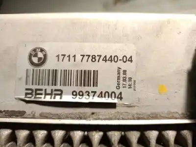 Peça sobressalente para automóvel em segunda mão radiador de água por bmw 5 touring (e61) 520 d referências oem iam 17117787440 99374004 behr 