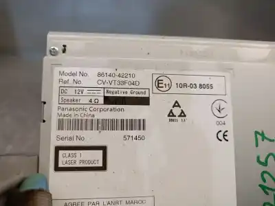 Second-hand car spare part multifunction display for toyota rav 4 iv (_a4_) 2.2 d 4wd (ala49) oem iam references 8614042210  8614042210