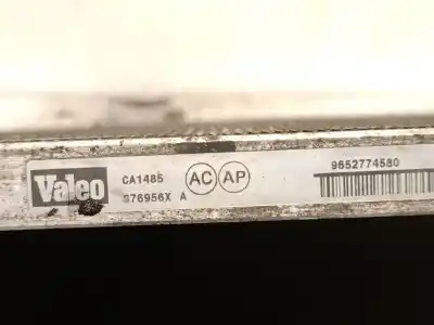 Peça sobressalente para automóvel em segunda mão condensador / radiador de ar condicionado por citroen c5 i (dc_) 2.0 hdi (dcrhzb. dcrhze) referências oem iam 9652774580 876956xa valeo 