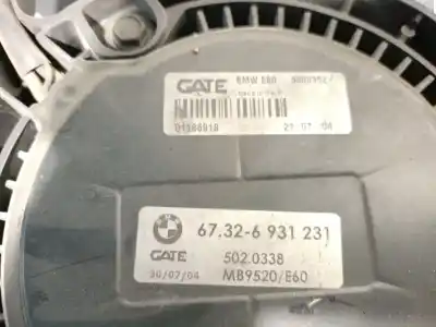 Peça sobressalente para automóvel em segunda mão termoventilador elétrico por bmw 5 (e60) 530 i referências oem iam 17427526824 b1765 behr 