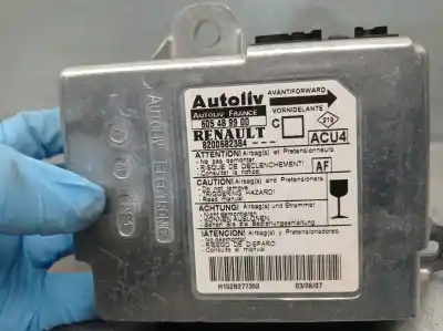 Автозапчастина б/у блок управління подушками безпеки для renault megane ii (bm0/1_, cm0/1_) 1.9 dci посилання на oem iam 8200682384 605489900 autoliv 