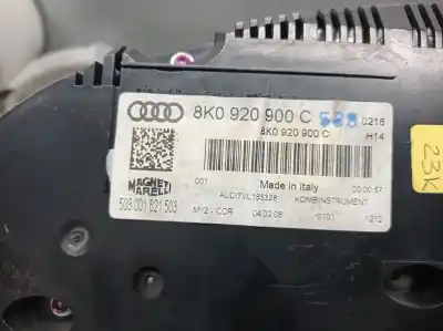 Pezzo di ricambio per auto di seconda mano pannello degli strumenti per audi a4 b8 (8k2) 2.0 tdi riferimenti oem iam 8k0920900c 503001621503 magneti marelli 8k0920900dx