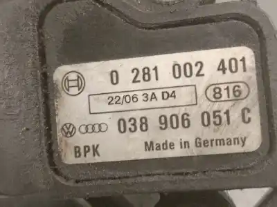 Tweedehands auto-onderdeel druksensor voor volkswagen touareg (7la, 7l6, 7l7) 2.5 r5 tdi oem iam-referenties 038906051c 0281002401 bosch 038906051c