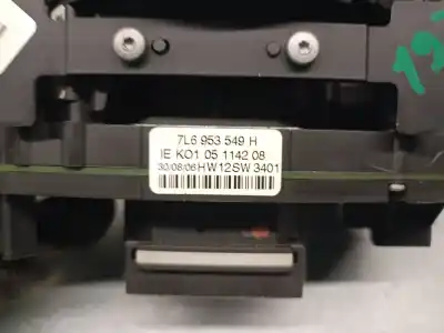 Автозапчастина б/у управління світлом для volkswagen touareg (7la, 7l6, 7l7) 2.5 r5 tdi посилання на oem iam 7l6953549h  3d0953513
