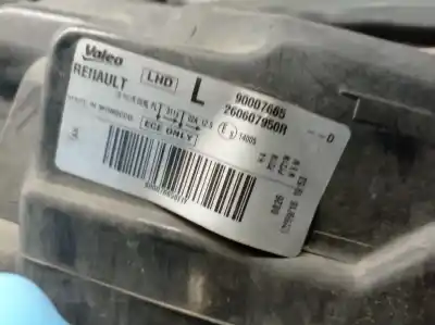 Автозапчастина б/у ліва фара для dacia dokker monospace (ke_) 1.5 dci (keaj, keah) посилання на oem iam 260607950r 90007665 valeo 260603007r