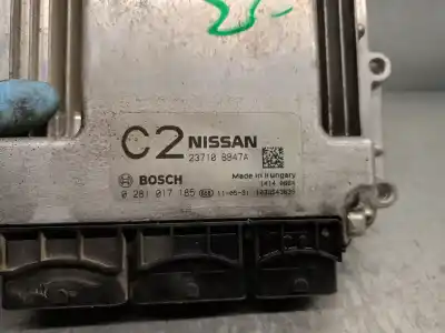 Second-hand car spare part ecu engine control for nissan qashqai / qashqai +2 i (j10, nj10, jj10e) 2.0 dci a las 4 ruedas oem iam references 23710bb47a 0281017185 bosch 