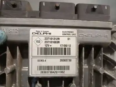 Second-hand car spare part ecu engine control for renault twingo ii (cn0_) 1.5 dci 90 oem iam references 237101312r  