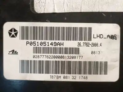 Peça sobressalente para automóvel em segunda mão servo freio por jeep compass (mk49) 2.2 crd referências oem iam p05105149ah 26776220004 ate 5175098ab