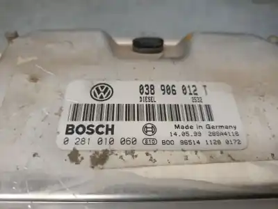 İkinci el araba yedek parçası ecu motor kontrol cihazi için seat toledo ii (1m2) 1.9 tdi oem iam referansları 038906012t 0281010060 bosch 