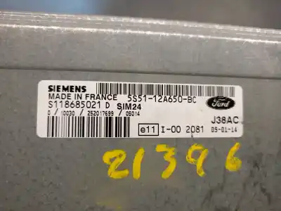 Автозапчастина б/у ебу контролер двигуна для ford ka (rb_) 1.3 i rocam посилання на oem iam 5s5112a650bc s118685021d siemens 