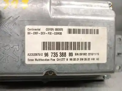 Автозапчасти б/у многофункциональный дисплей за citroen c5 iii (rd_) 2.0 hdi 140 ссылки oem iam 9673538880 a2c53163842 siemens 