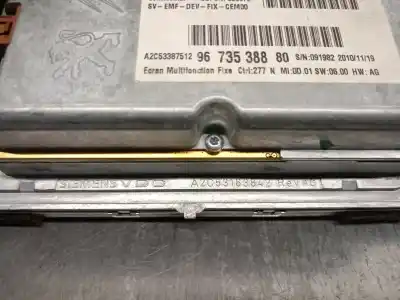 Автозапчасти б/у многофункциональный дисплей за citroen c5 iii (rd_) 2.0 hdi 140 ссылки oem iam 9673538880 a2c53163842 siemens 