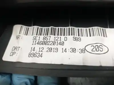 Автозапчастина б/у бардачок для skoda octavia iii (5e3, nl3, nr3) 1.5 tsi посилання на oem iam 5e1857121d 114600220140 5e1857121d