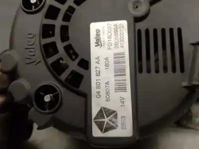 Peça sobressalente para automóvel em segunda mão alternador por jeep compass (mk49) 2.2 crd referências oem iam 04801827aa  
