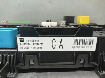 Second-hand car spare part fuse box unit for opel astra h (a04) 1.7 cdti (l48) oem iam references 13145014 5dk00866901 hella 