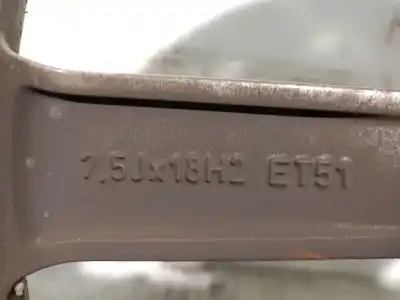 Автозапчастина б/у шина для skoda octavia iii (5e3, nl3, nr3) 1.5 tsi посилання на oem iam 5e0601025q  r187.5jx18h2et51