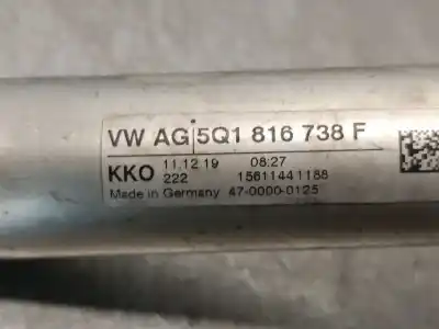 Автозапчастина б/у труби кондиціонації для skoda octavia iii (5e3, nl3, nr3) 1.5 tsi посилання на oem iam 5q1816738f  5q1816738c