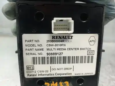 Автозапчасти б/у многофункциональное управление за renault scénic iii (jz0/1_) 2.0 dci (jz0l) ссылки oem iam 253b00004r 90889127 