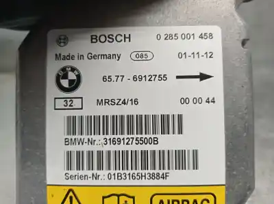 Peça sobressalente para automóvel em segunda mão centralina de airbag por bmw 3 compact (e46) 320 td referências oem iam 65776912755 0285001458 bosch 