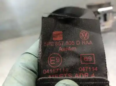 Second-hand car spare part rear left seat belt for seat altea xl (5p5, 5p8) 1.6 oem iam references 5p0857805d  