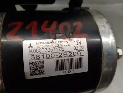 Peça sobressalente para automóvel em segunda mão motor de arranque por hyundai i30 (fd) 1.4 referências oem iam 361002b200 m000t32571ze mitsubishi 361002b200